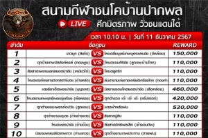 ปกโปรแกรมวัวชน 18 ธันวาคม 67 บ้านปากพล